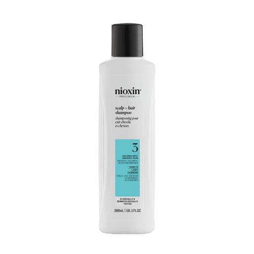 Nioxin System 3 Cleanser – Volumizing Shampoo for Fine Colour-Treated Hair