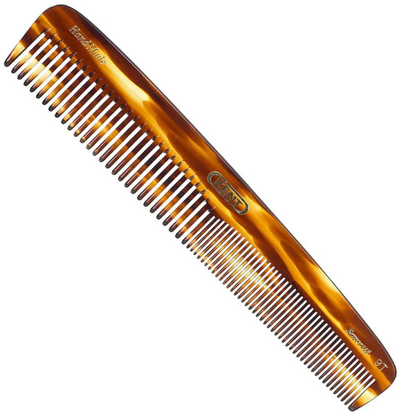Kent Handmade 190mm Dressing Table Comb Coarse/Fine Teeth
