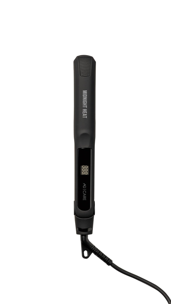 AG Hair Midnight Heat Matte Black Tourmaline Ionic Flat Iron
