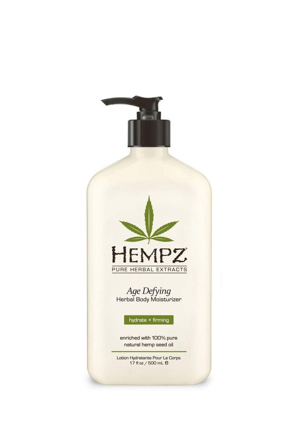 Hempz Age Defying Herbal Body Moisturizer - Hemp Seed Oil Body Lotion