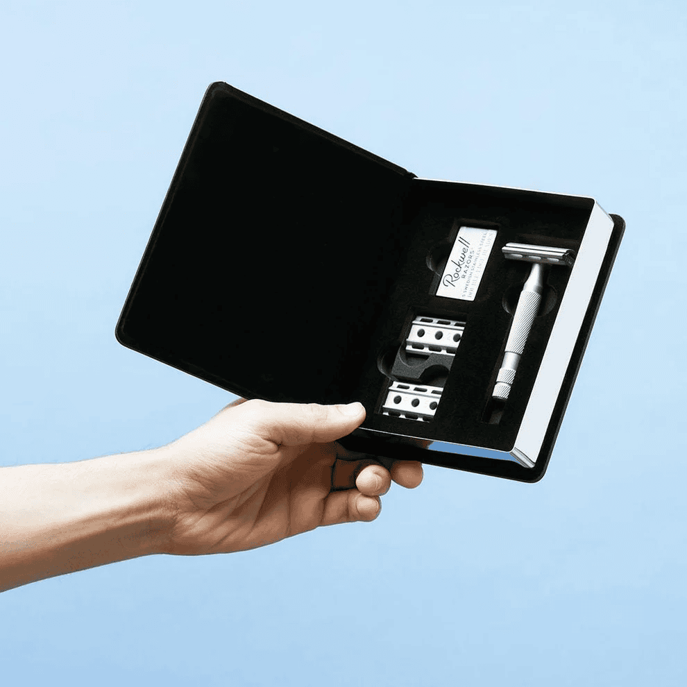 6S Adjustable Stainless Steel Safety Razor by Rockwell