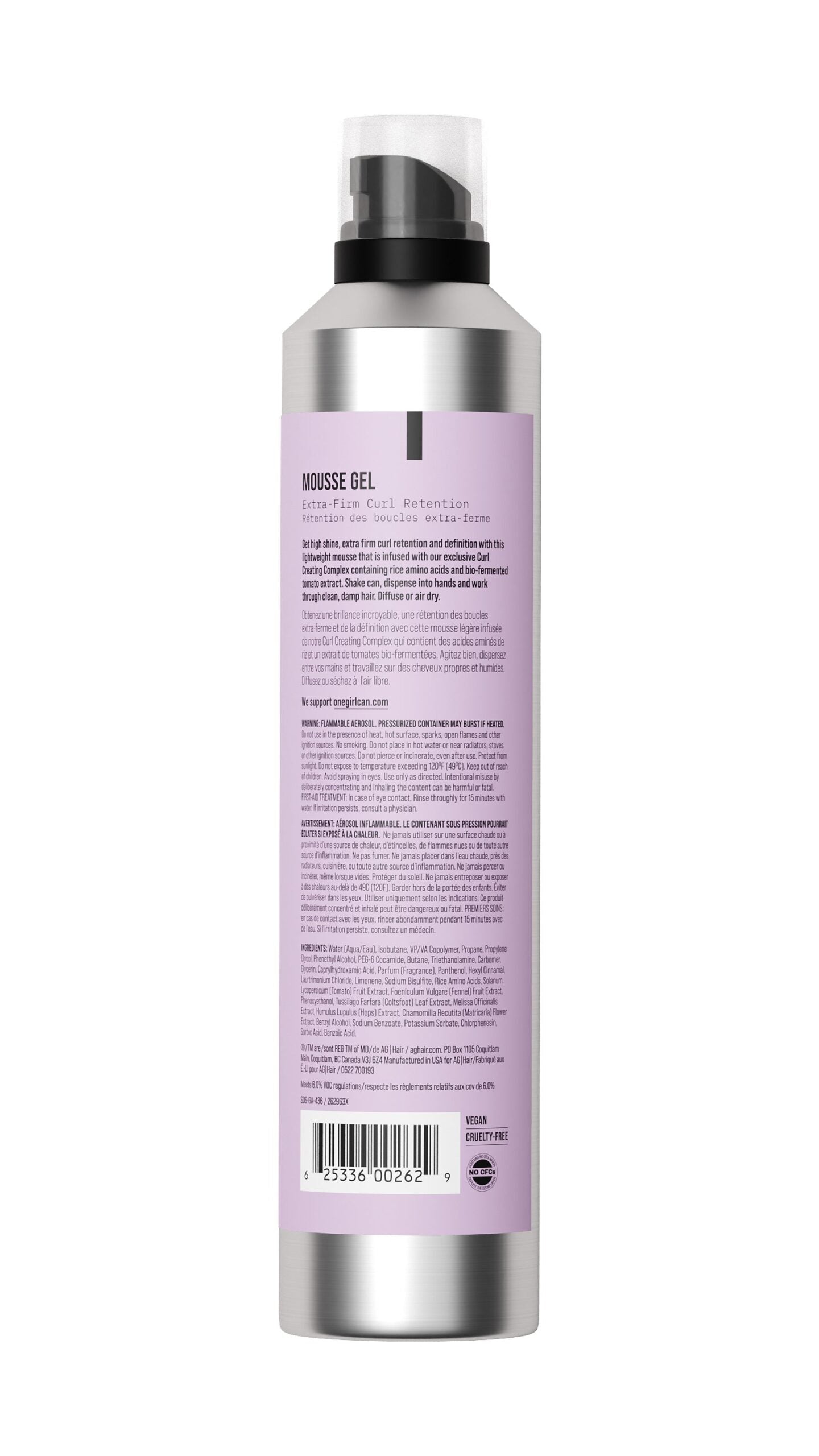 MOUSSE GEL EXTRA-FIRM CURL RETENTION by AG