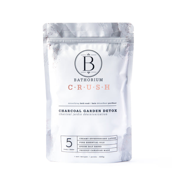 Bathorium Charcoal Garden Detox Bath Crush