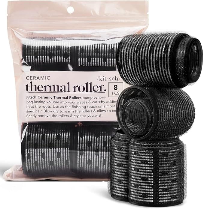 Kitsch Ceramic Thermal Hair Rollers – Salon-Quality Velcro Rollers