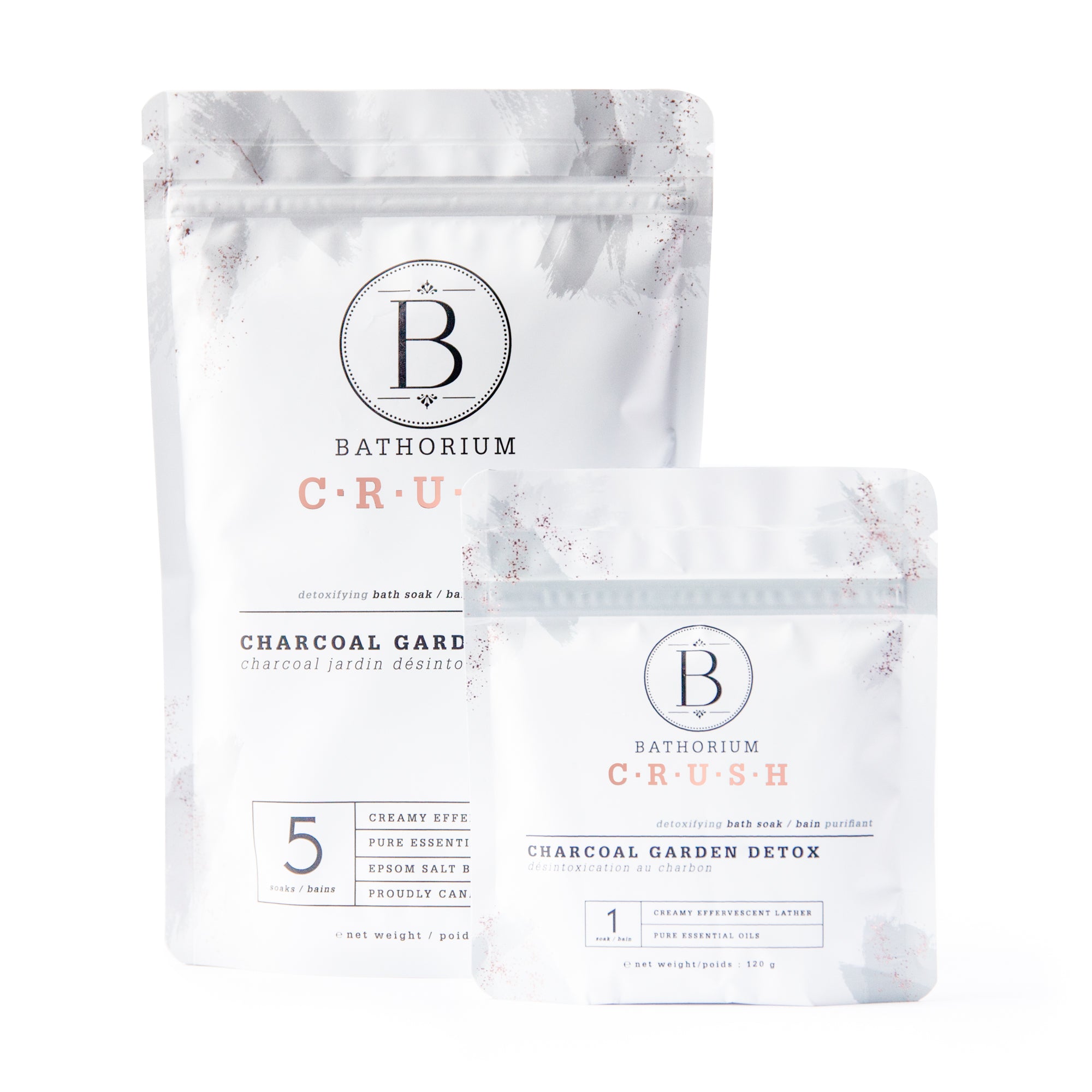 Charcoal Garden Detox Bath Crush  by Bathorium