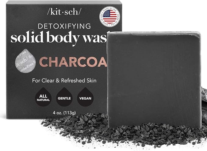 Charcoal Soap Body Wash Bar