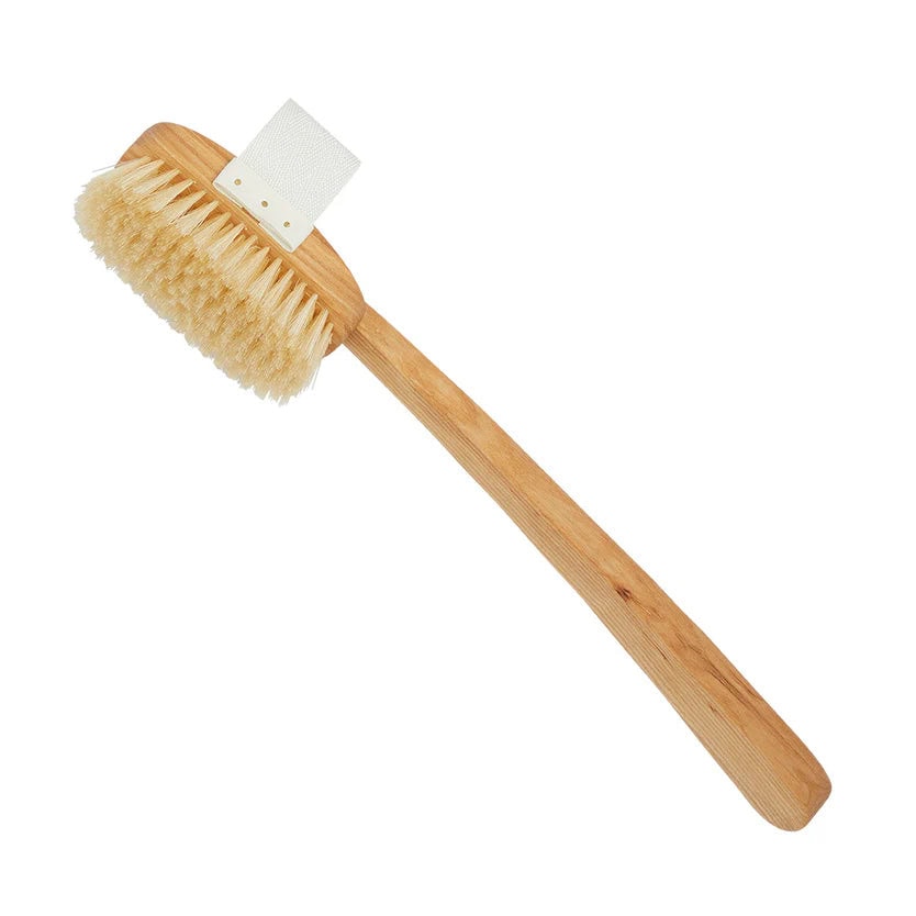 Kent Luxury Ash Bath Brush with Detachable Head