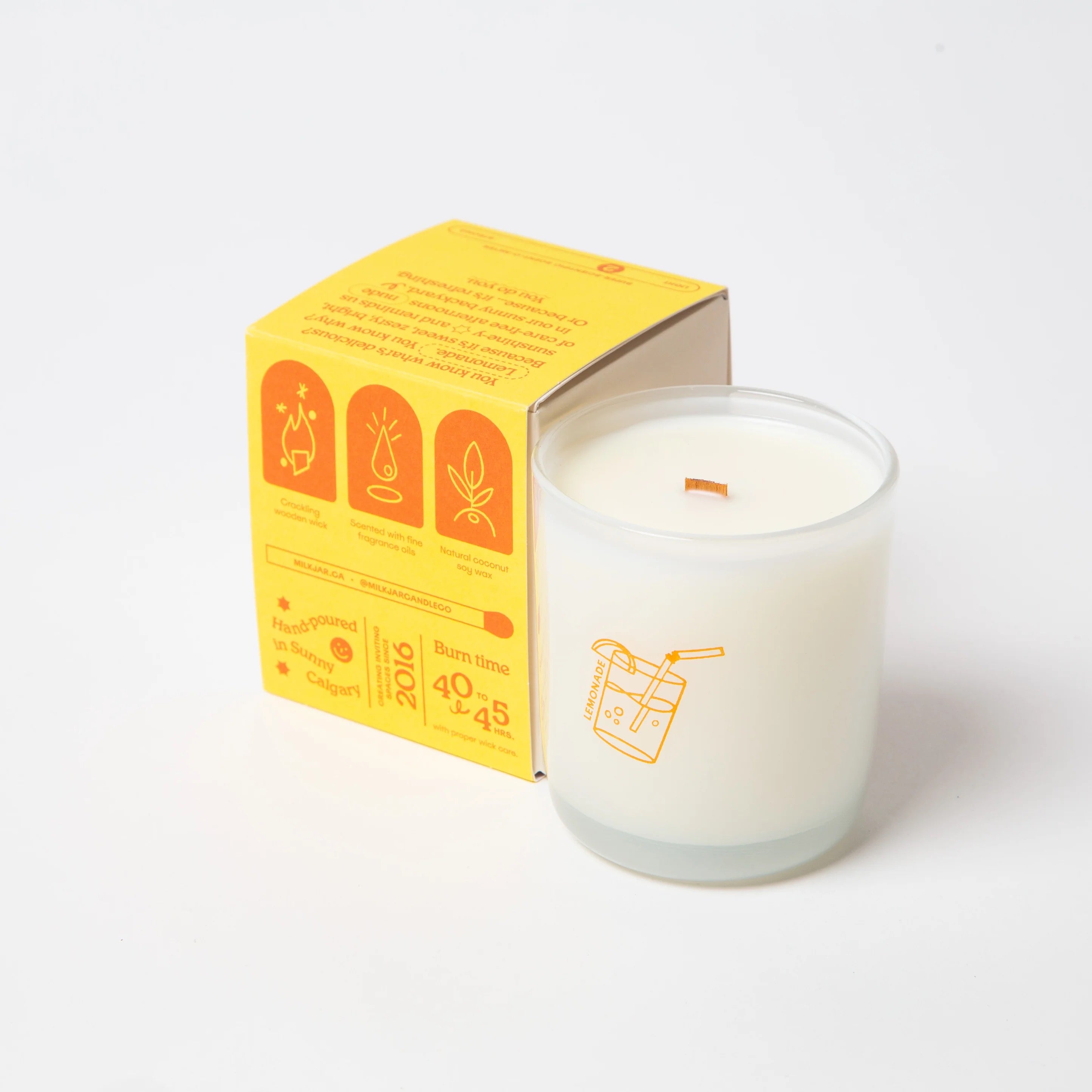 Lemonade Essential Oil Candle – 8oz by Milk Jar Candle Co.