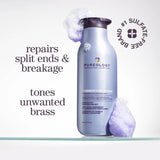 Pureology Strength Cure Blonde Shampoo | Purple Toning