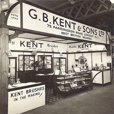 Tortoiseshell Effect MiniHog Hairbrush by Kent