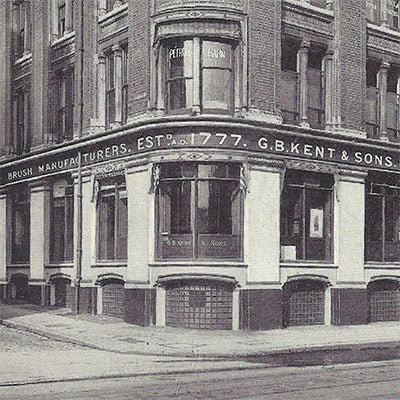 Tortoiseshell Effect MiniHog Hairbrush by Kent