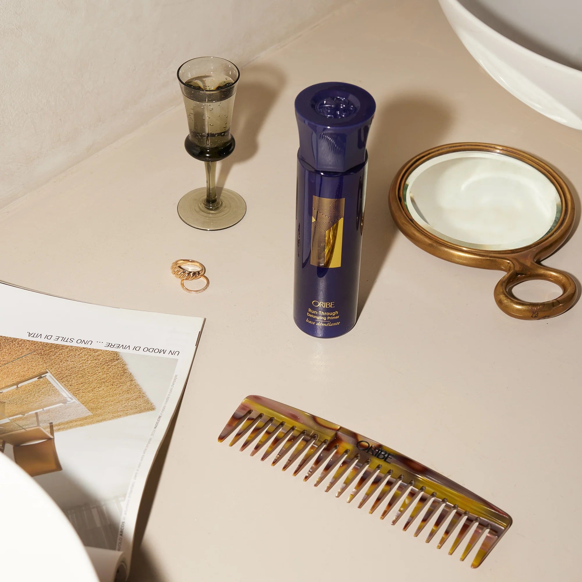 Italian Resin Wide Tooth Comb by Oribe