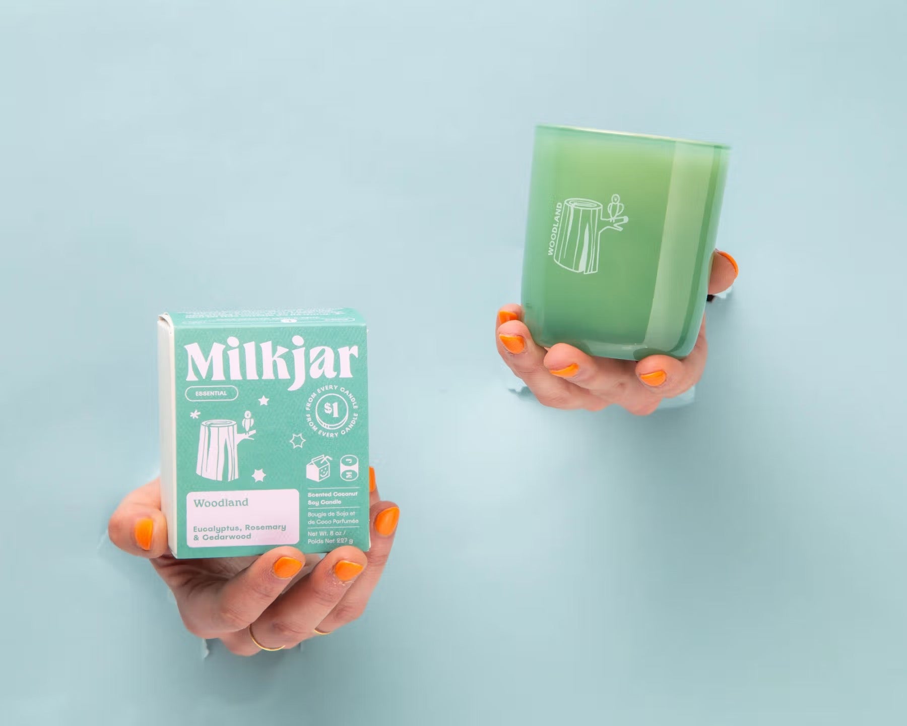 WOODLAND Essential Oil Candle – 8oz by Milk Jar Candle Co.