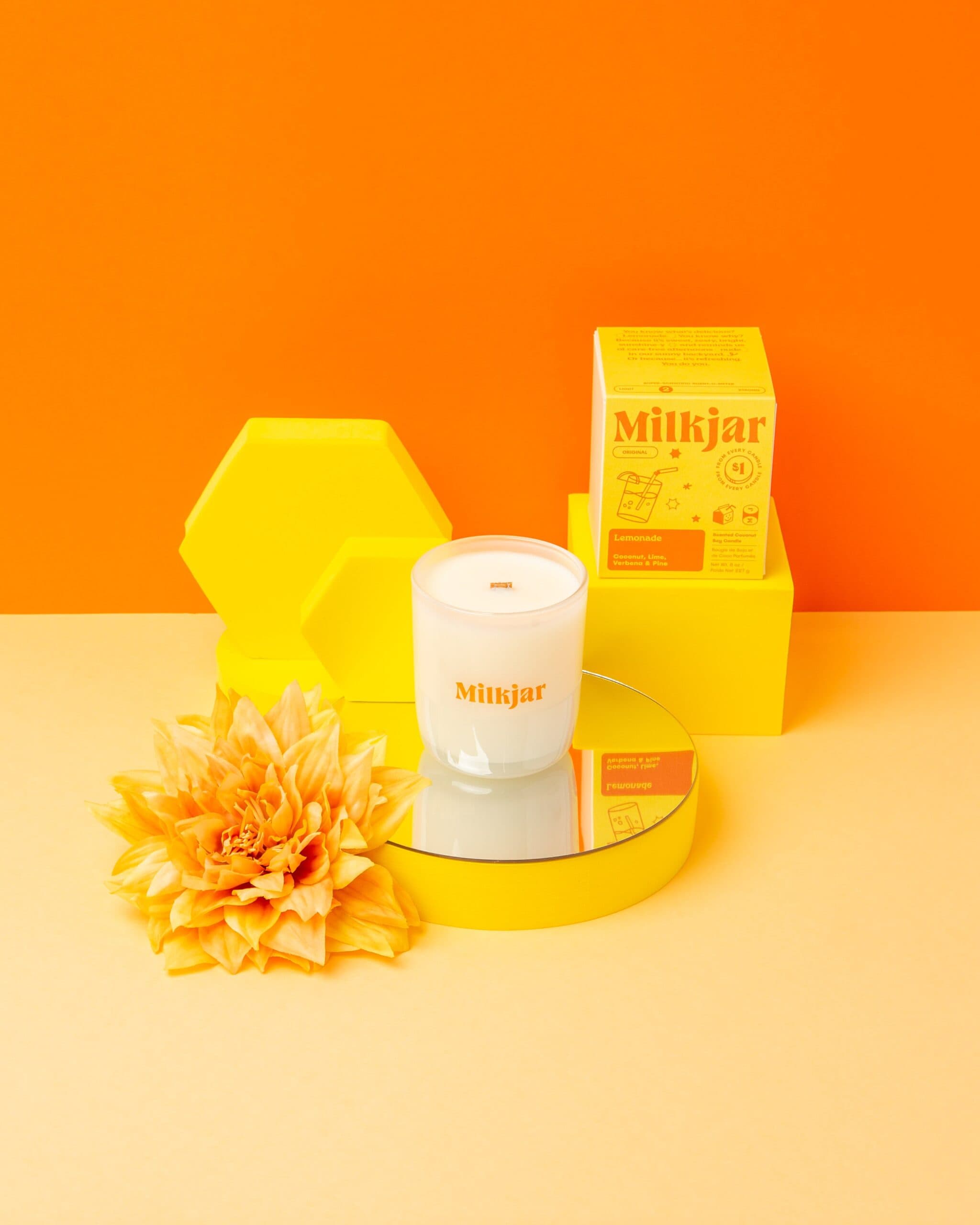 LEMONADE 8oz CANDLE by MILK JAR CANDLE CO.