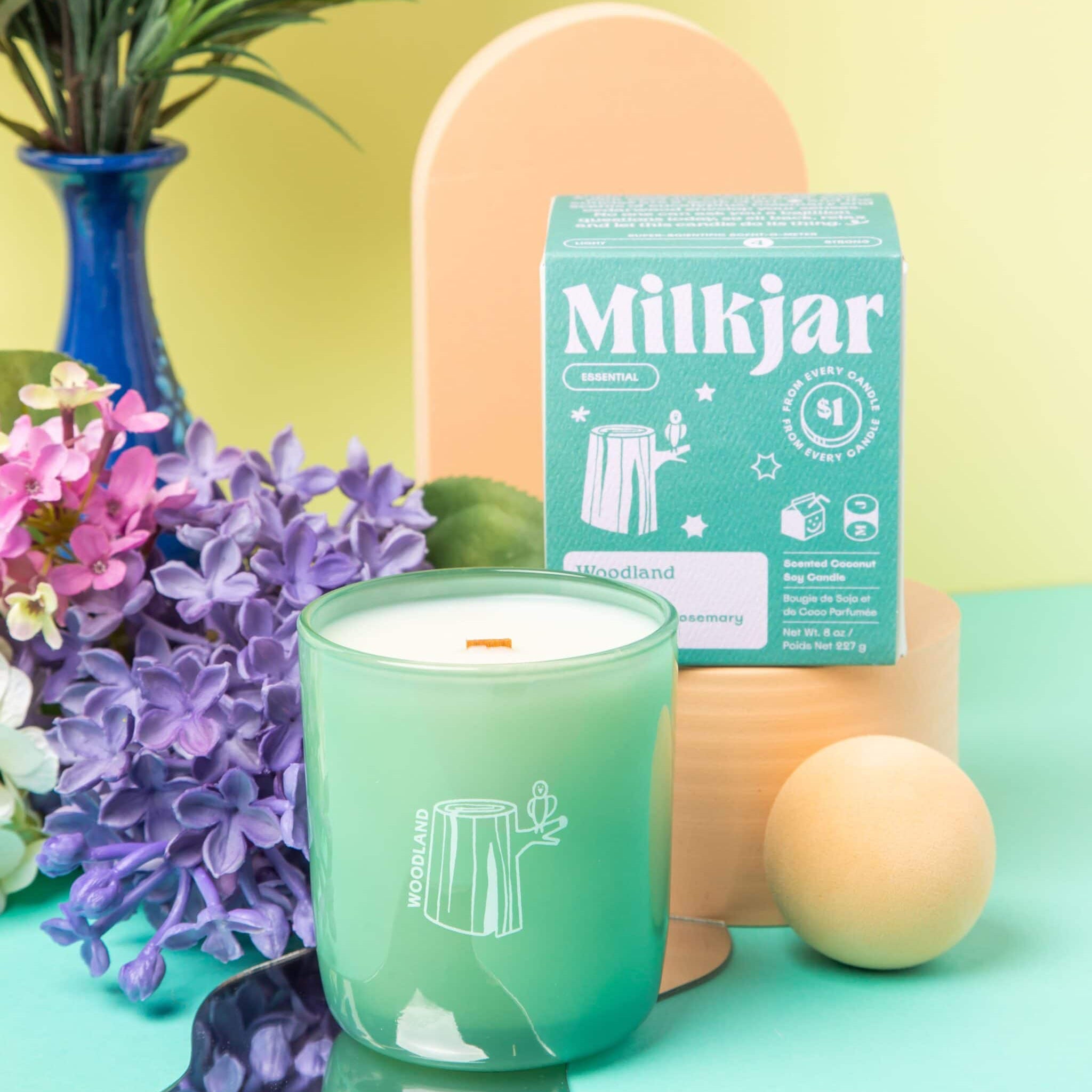 WOODLAND Essential Oil Candle – 8oz by Milk Jar Candle Co.