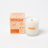 Milk Jar Candle Co. Harvest 8oz Candle Orange, Clove & Pumpkin Spice