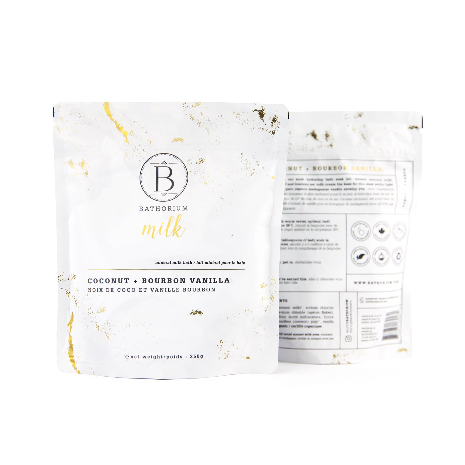 MILK Coconut + Vanilla Mineral Bath Soak by Bathorium