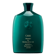 Oribe Shampoo for Moisture Control in a dark green bottle