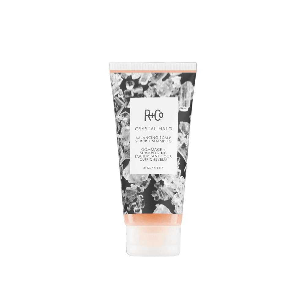 CRYSTAL HALO BALANCING SCALP SCRUB + SHAMPOO by R+Co