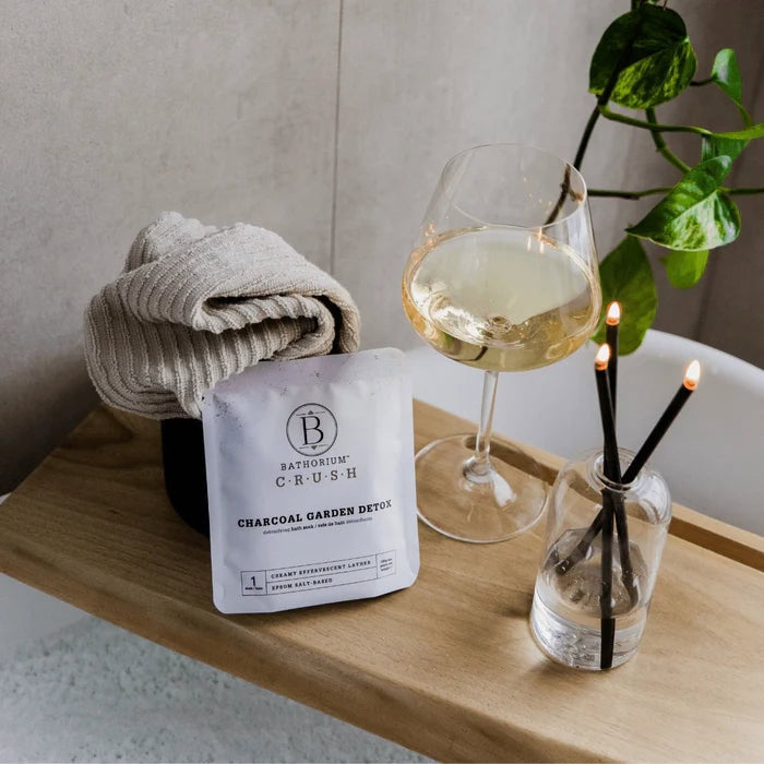 Charcoal Garden Detox Bath Crush  by Bathorium