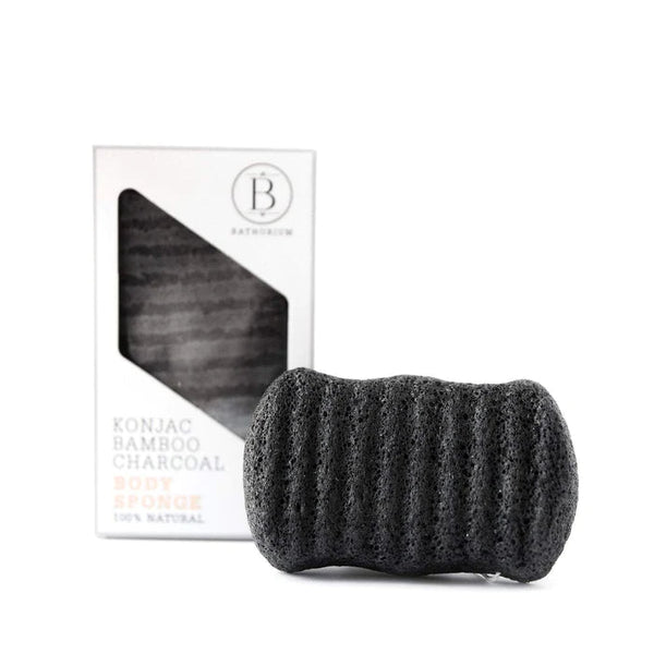 Bathorium Konjac Bamboo Charcoal Body Sponge