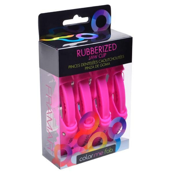 Framar Pink Gator Grip Clips – Set of 4