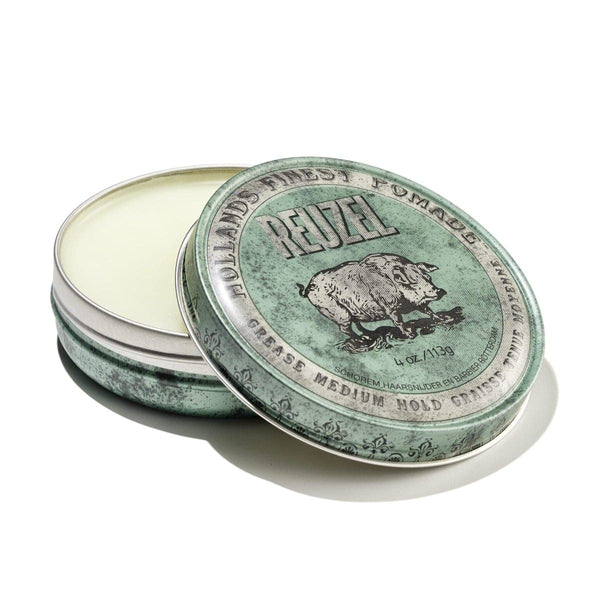 Reuzel Green Pomade - Medium Hold Hair Grease for Men