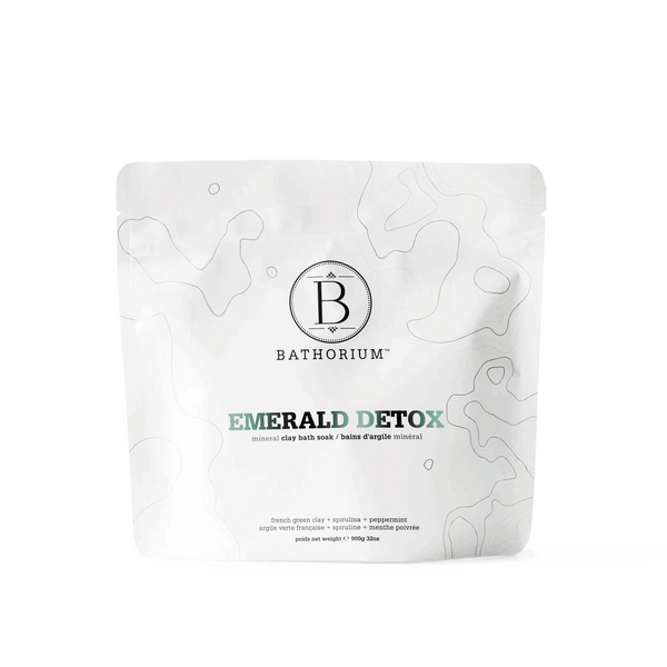 Bathorium Emerald Detox Clay Mineral Soak Detoxifying Bath Treatment