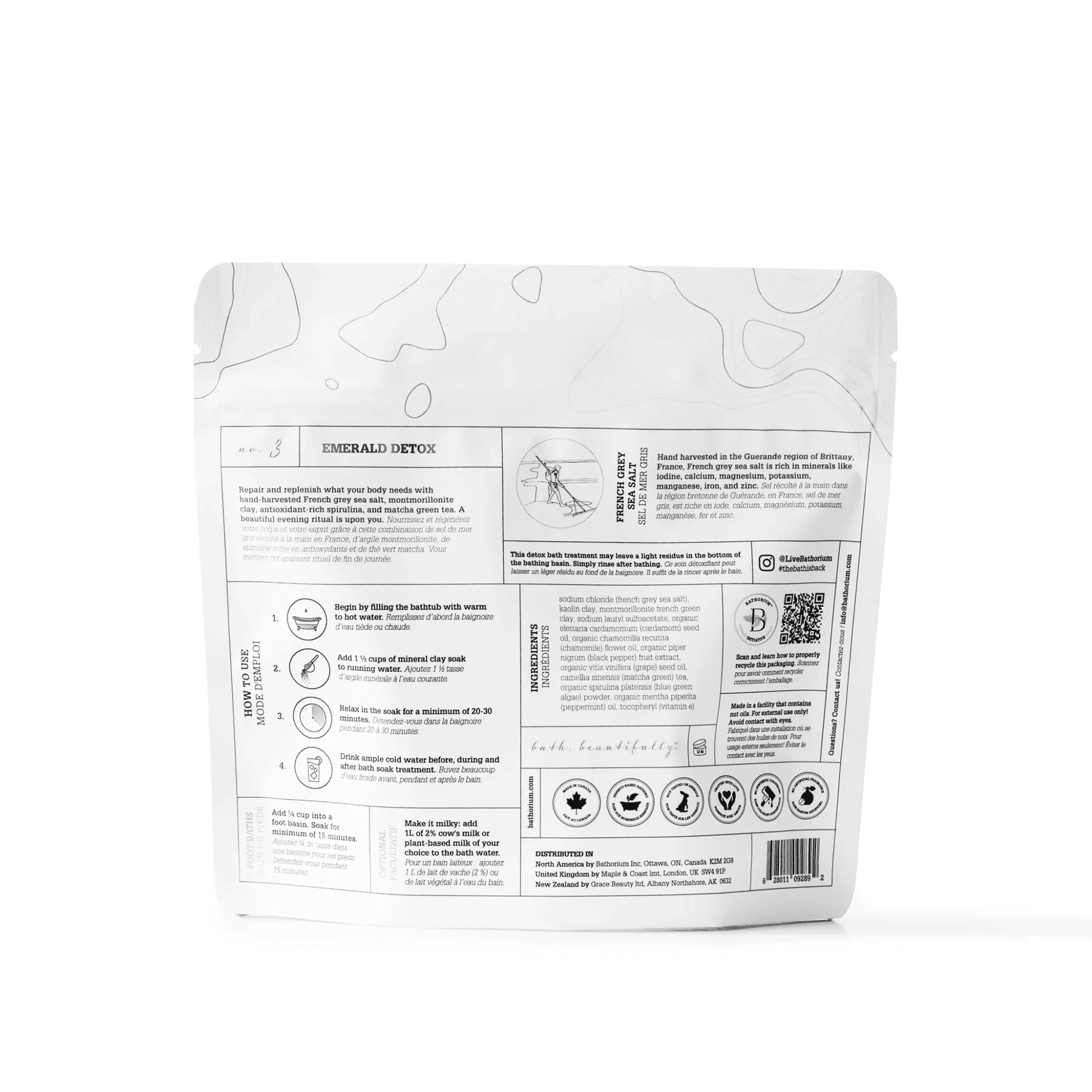 Emerald Detox Clay Mineral Soak by Bathorium