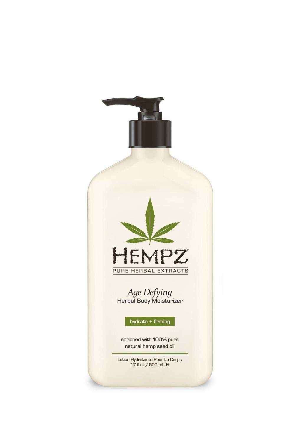 Hempz Age Defying Herbal Body Moisturizer - Hemp Seed Oil Body Lotion