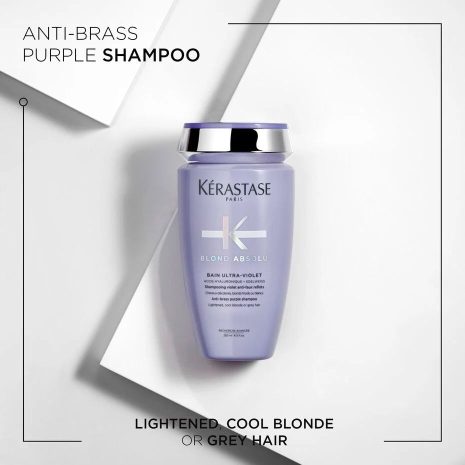 Blond Absolu Bain Ultra-Violet Shampoo by Kerastate