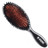 Kent Classic Shine Large Pure Black Bristle Hairbrush