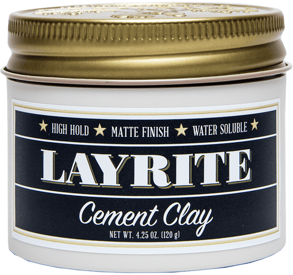 Layrite Cement Clay Extreme High Hold Matte Styling Clay