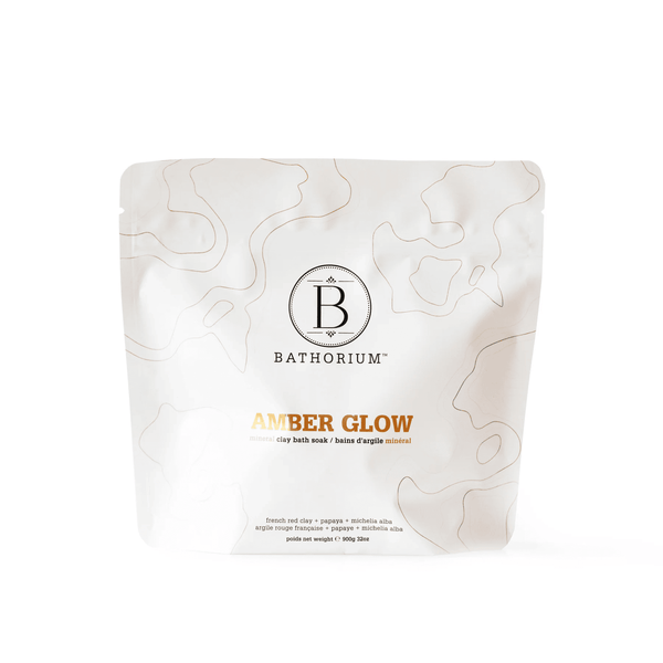 Bathorium Amber Glow Clay Mineral Soak  Detoxifying Bath Treatment