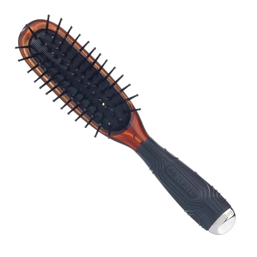 Tortoiseshell Effect MiniHog Hairbrush by Kent