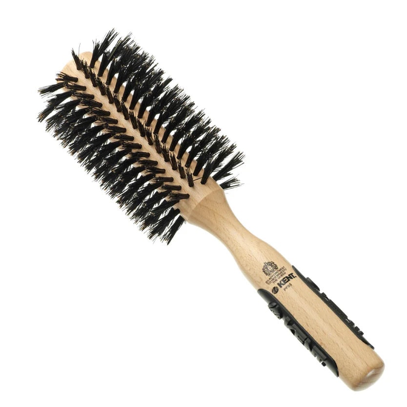 Kent PF03 60mm Bristle & Nylon Round Brush — Volumising