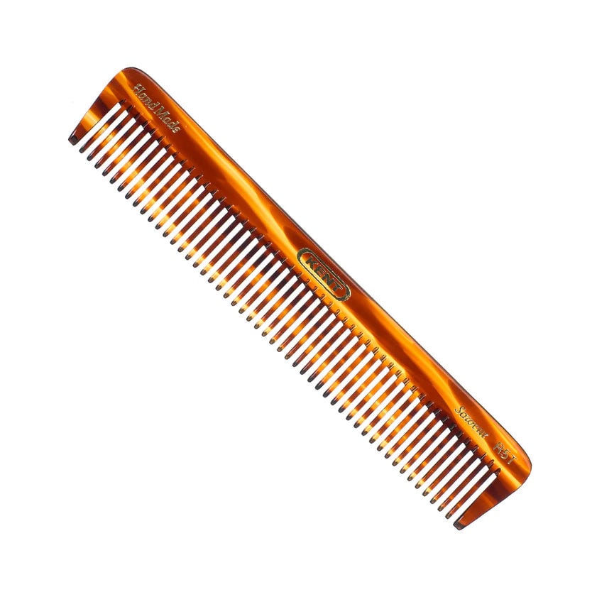 Kent Handmade 170mm Dressing Table Comb  Coarse Teeth for Thick Hair & Beards
